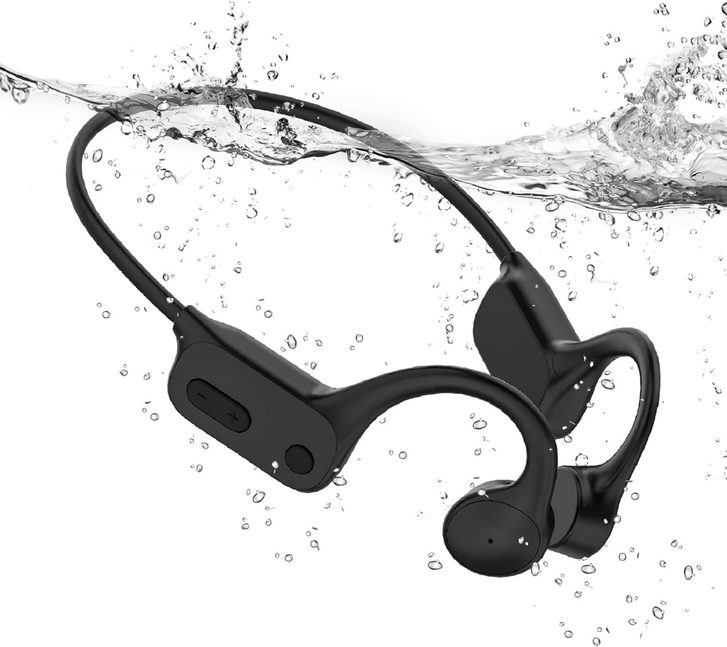 Tayogo W26骨传导游泳耳机，IPX8，32GB MP3，蓝牙5.4和麦克风